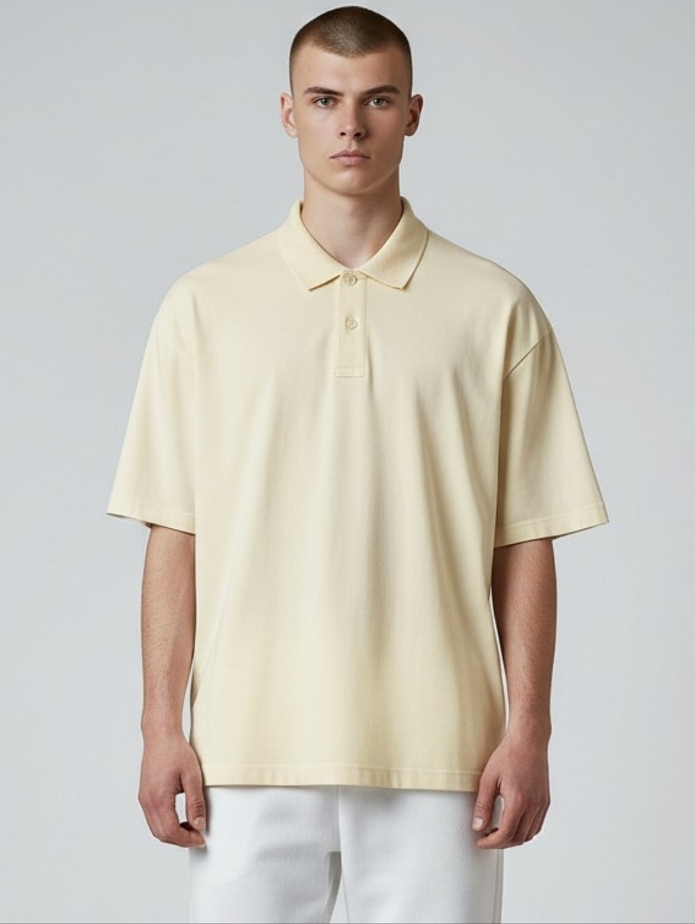Brooks Brothers Double mercanized knit performance Yellow Polo Shirt, size large